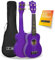 3rd Avenue Sopran-Ukulele für Anfänger, 54 cm/21“ mit Ukuleletasche – in Lila – KOSTENLOSE 1-monatige Online-Lektionen