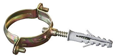 COLLARE COLLARINO COLLARINI IN ACCIAIO CON TASSELLO PER TUBI D. 60 mm