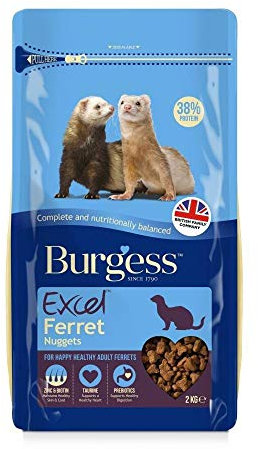 Burgess Excel - Mangime per furetti (2kg) (Multicolore)