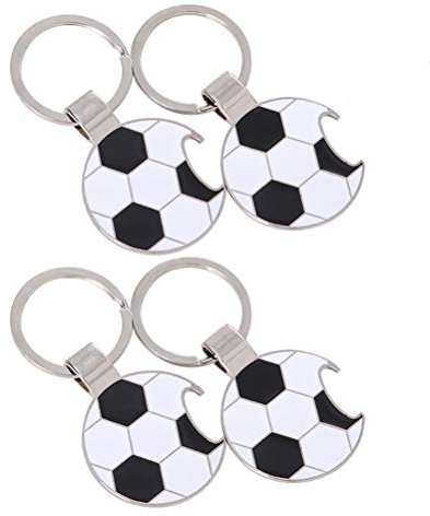 STOBOK Portachiavi di calcio chiave apri di bottiglia di calcio per la coppa del mondo 10pcs
