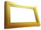 Single Double Light Switch Socket Finger Plates Surround Wall Protector Hygienic Cover (Double, Gold)