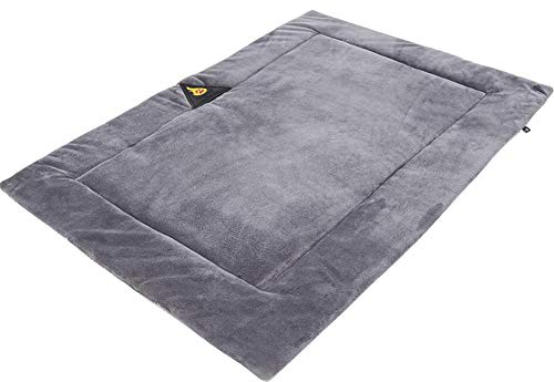 FYBlossom Selbstheizende Decke Für Katzen Hunde, Waschbar Wärmedecke Katze, Kleine Tiere Selbstwärmende Katzendecke Hundematte, Umweltfreundlich Haustiere Wärmematte Mit Anti-Rutsch Design, Grau (S)