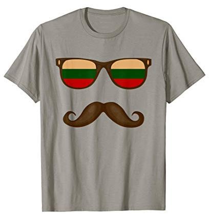 Bulgarische Flagge Bulgarien Sonnenbrille & Schnurrbart T-Shirt