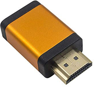 Duttek HDMI Male to Female Adapter, HDMI to HDMI Converter,HDMI Extender Cable Adapter 4K 3D HDMI Extender Compatible with Roku, PS3, PS4, Fire Stick,Chromecast, Nintendo Switch,HDTV, (Orange)