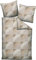 Janine Mako-Satin-Bettwäsche J.D. 135x200 cm + 80x80 cm Taupe