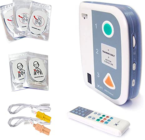2X AED Trainer XFT-120C+ Erste Hilfe Training Teaching Gerät Praxis Maschine für First Aid Training Kit Teaching Machine First-aid Device Prompt in Englisch Deutsch