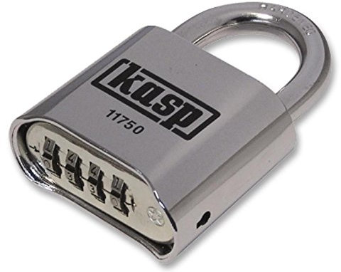 Candado resistente combinado de 50 mm | Candado de seguridad, 1 unidad – K11750D