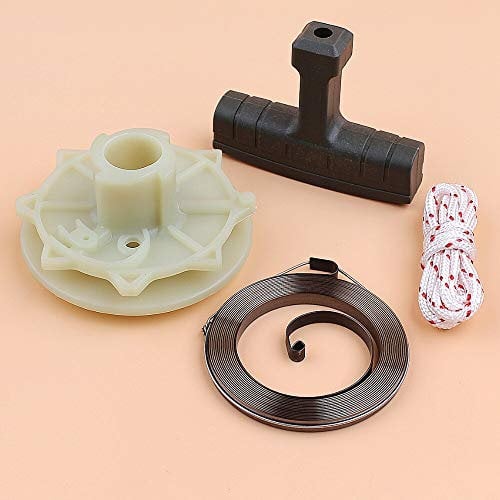 Recoil Spring Starter Pulley Kit Compatible with McCulloch MACCAT 335 338 435 440 Gasoline Chainsaw Parts 545008015