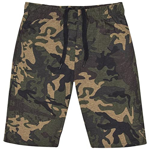 A2Z 4 Kids Boys Cotton Stretch - Shorts S07 Camo Green 11-12