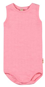 Dilling Body aus natürlicher Merinowolle/Seide für Babys PfingstRosa