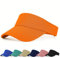 FCHUI Sun Visor Cap - Women Ponytail Baseball Cap for Women and Ladies, Long Peak Thicker Sweatband Adjustable Hat for Golf Cycling Fishing Tennis Running Jogging Visor Hats for Men (Orange)