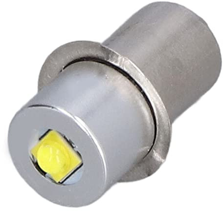 Bombilla de Linterna LED de 4,5 V Y 3 W, Bombillas de Linterna, Conversión de Bombillas de Linterna de Repuesto, Luz Blanca de Alto Brillo, Bombilla de Repuesto de Linterna de Larga Vida útil