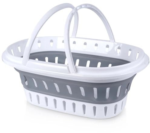Bathroom Solutions Faltbarer Wäschekorb 60 x 40 x 27 cm