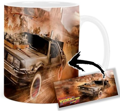 Back To The Future III Delorean Tasse Ceramique Mug