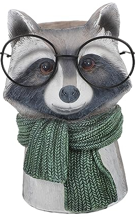 BESPORTBLE Pot De Fleurs en Résine Panda Roux Unique - Idéal pour Une Décoration Intérieure Attrayante