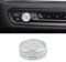 VDARK Bling-Autozubehör für BMW 3 Series X3 X4 X5 X6 X7 Z4 4 Series VOL-Tune-Knopf-Abdeckung Glitzernde Auto-Innenraum-Lautstärke-Dekor süße Auto-Innendekoration Zierleisten Metall-Aufkleber 1 Packung