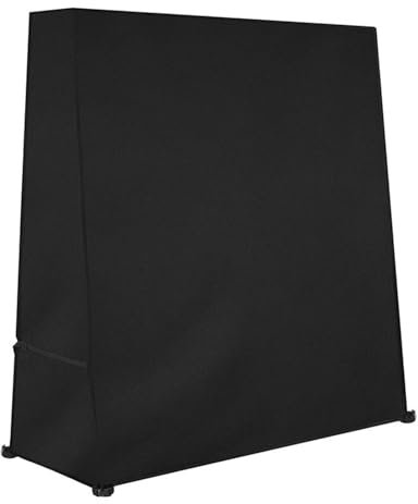 XHDZSW Abdeckung Für Tischtennisplatte, Wasserdicht Pingpong Schutzhülle, Tischtennisplatte Schutzhülle, Tischtennis Abdeckung Für Outdoor Und Indoor (165×70×185cm) (Schwarz)