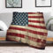 Ultraweiche Micro-Fleece-Decke, Kühldecke, leicht, warm, Vintage, amerikanische USA-Flagge, Überwurf, Decke, 101,6 x 127 cm, gemütliche Klimaanlage, Steppdecke, große Fleece-Überwurfdecke für Bett,