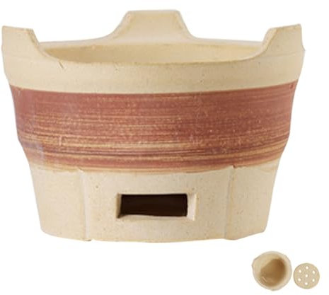 ANDRESLAD Barbecue Argile Pour Extérieur Gril Au Pratique Four à Terre Cuite Accessoire De Cuisine Pour Bbq Et Chauffage Intérieur