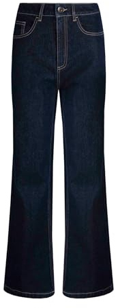 Weird Fish Corine Wide Leg Denim Jeans