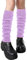 Lnngub 2 Stück/1 Paar Stulpen Damen, Leg Warmers 38 x 8 cm Beinwärmer für Frauen Y2k Beinstulpen Mädchen Elastische Gestrickte Beinstulpen für Frauen, Mädchen - Geeignet für alle Jahreszeiten (Lila)