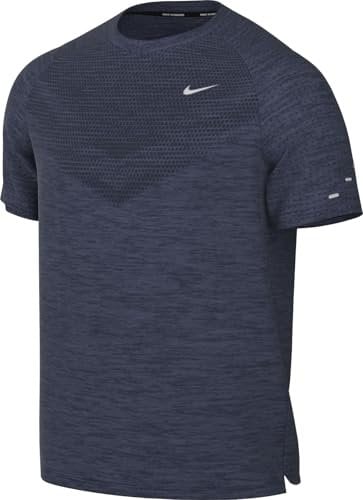 Nike Stride Dri-Fit ADV Kurzarm-Laufoberteil Für Herren, Thunder Blue/Htr/Reflective Silv, HV5203-437, L