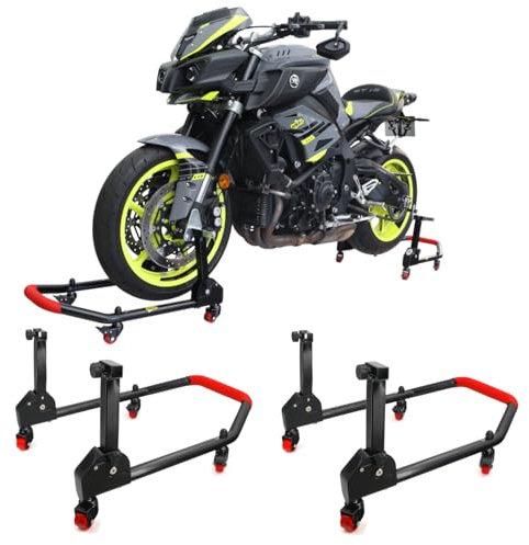 Area1 360 Grad drehbarer Motorradständer Hinterrad Motorrad Ständer Montageheber (Hinterrad (Hinten))