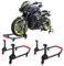 Area1 360 Grad drehbarer Motorradständer Hinterrad Motorrad Ständer Montageheber (Hinterrad (Hinten))