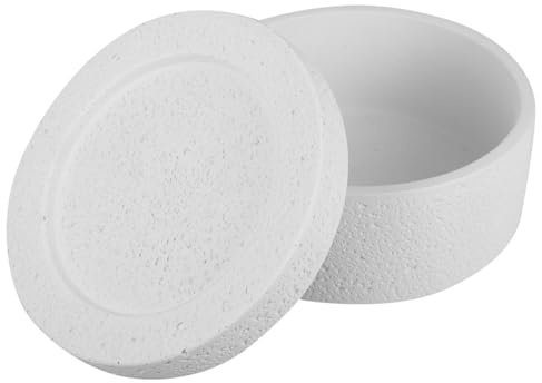 Abaodam Aromatherapie Ornamente Sauna Aromatherapie Duftstein für ätherische Öle Zubehör für Sauna Aromatherapie für Saunastein Öl Diffusor Sauna Zubehör Diffusor Stein Weiß