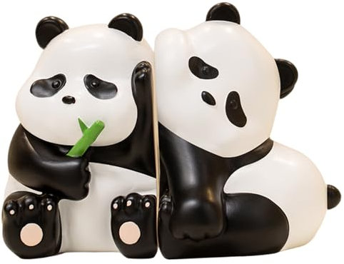 Kalastussaari Mignon Panda Decorative Serre-Livres, résine Unique Animal Book se termine pour l'entrée du Salon, la bibliothèque, la Chambre, Les décorations de Table de Bureau