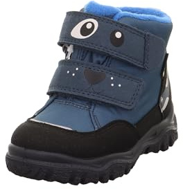 Superfit Mädchen und Jungen Winterstiefel Husky+ Kinder Stiefeletten Weite: W V BLAU/SCHWARZ 000 EU