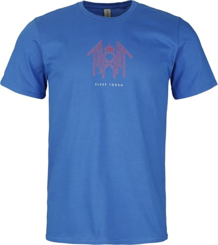 Sleep Token Worship Glyphs Männer T-Shirt blau