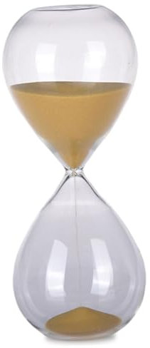 Minuterie de Sable, minuterie de Sable 15 Minutes, sablier en Verre borosilicaté élevé 2, 6x6, 7, 7 Pouces élevé