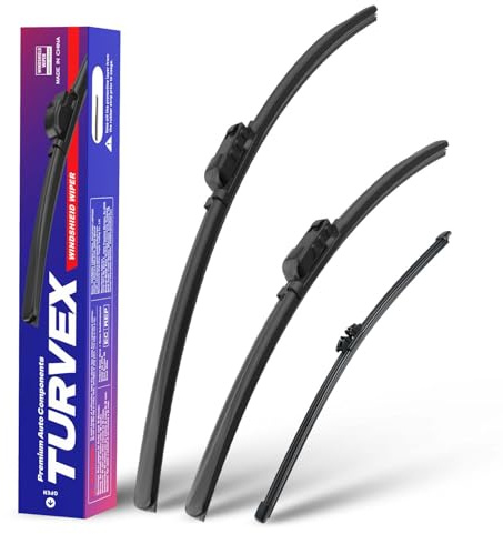 Wiper Blades for BMW X5 G05 SUV 2019 to 2025 | Front Window Wiper and Rear Wiper Set, 26 20 14 Windscreen Wipers Blade Set - Quiet & Easy Installation (2+1)