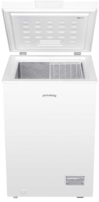 Privileg PRCF 984 E Boîte de congélation, capacité 98 litres, fonction super congélation, alarme de température optique, pieds réglables en hauteur avant, commande électronique, blanc