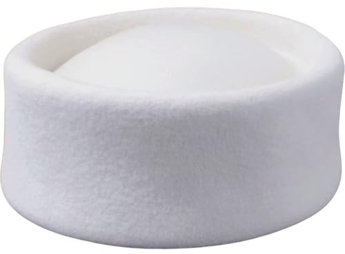 Fituenly Pillbox-Hut, Hutmode, Fascinator, Basishut Für Damen, Freizeitkleidung, Western-Fedora, Hostessen-Kleidung