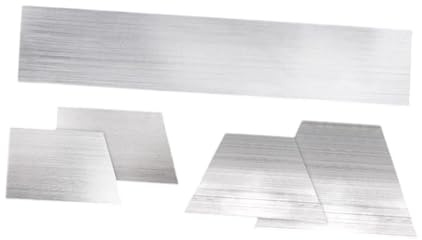 RNXRZANK 6 Teiliges Spachtelset für Karosseriefüller, Metallreparaturspachtelplatte, Autospachtel, Wiederverwendbarer Stahlspachtel, Multifunktional, Geeignet, 5 Stück