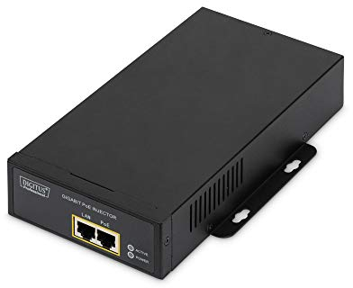 DIGITUS PoE++ Injektor - IEEE802.3at - Gigabit Ethernet - 95 Watt - max. 55 Volt - PoE Modus A & Modus B