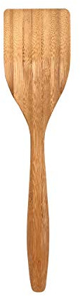 Bamboo Wooden Spoon for Cooking - Flat, Nonstick Wooden Spatula for Cooking, 12 - by Jean Patrique