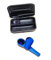 Jopi Magnet Pfeife Blau Glänzende Pur Pipe aus Metall
