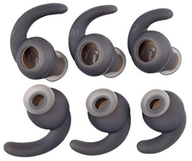 3 pares de almohadillas de silicona universales para oídos para auriculares deportivos para auriculares con gancho para oídos S/M/L