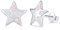 Stern Ohrringe Silber 925 Opal Ohrstecker für Damen Opal Stern Schmuck Hypoallergen Stern Ohrringe Schulabschluss Geschenk für Mädchen Frauen Kinder Freundin