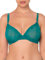 Smart & Sexy Women's Sheer Mesh Demi Underwire Bra, Fanfare, 38C