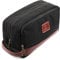 Seemeroad Trousse de Toilette en Toile pour Hommes et Femmes Sac de Toilette Kit de Rasage Cosmétique Organisateur avec Poignée pour Voyage Gym Business et Vacance (Noir, Grande)