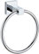 YUET Porte-Serviettes, Anneau Porte Serviettes chromé, Anneau Porte-Serviettes Mural en Acier Inoxydable 304, Porte Serviette Rond pour Salle de Bain, Cuisine