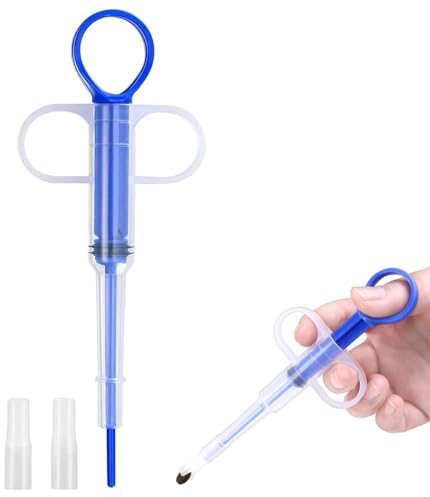 TAIHE Tabletteneingeber Katze Tablette Feeder, Medikamenten Feeder Pet Pusher Spritze Pet Pusher Spritze Tabletteneingeber für Katzen kleine Hunde