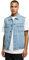 Urban Classics Herren Weste Denim Vest lighter washed 3XL