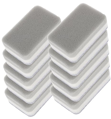 KOMBIUDA 10st DREI Schicht Iges Schwamm Reinigungs Tuch Küchenschwamm Küchenschrubbschwamm Kratzfeste Schwämme Topfreiniger Pfannenwäscher Reinigungsschwämme Bürste Schrubbtuch Natürlich