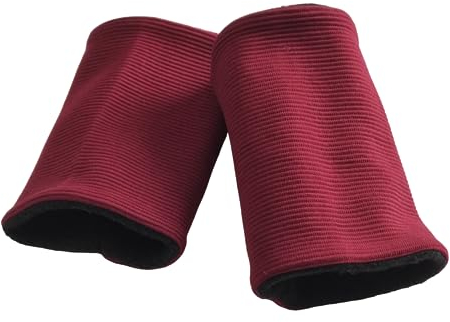 Pulswärmer (Armstulpen), aus Rippen-Jersey und Baumwollfleece, Nähwerkstatt Marke Britta Meier (Bordeaux)