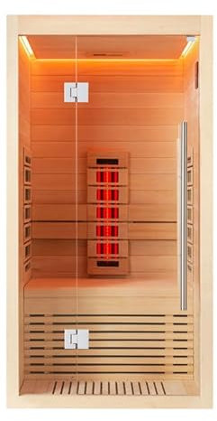 AWT AQART WATER TECHNOLOGY KOS Sauna 1250E-IR Hemlock/100x100/ohne Ofen